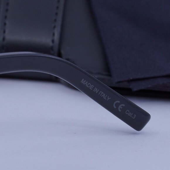 Saint Laurent SL332 001 Rectangle Sunglasses - Black - Picture 6 of 11